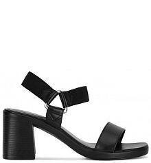 Sandały na słupku Lasocki czarne 