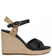 Espadryle Tommy Hilfiger czarne damskie 