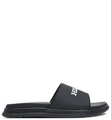 Klapki Tommy Hilfiger czarne męskie 