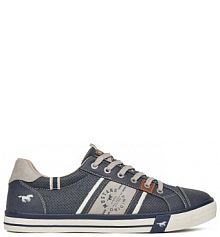 Sneakersy Mustang granatowe męskie 