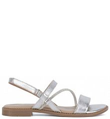 Sandały Lasocki srebrne damskie 