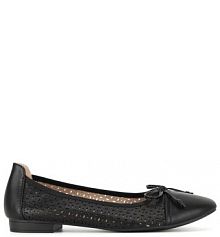 Baleriny Clara Barson czarne damskie 