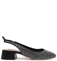 Sandały na słupku Steve Madden czarne 