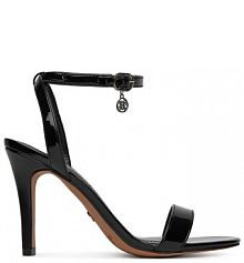 Sandały na szpilce Nine West czarne 
