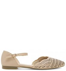 Baleriny Lasocki beżowe damskie 