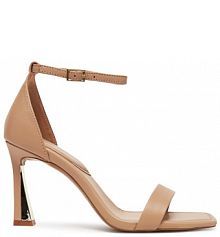Sandały na szpilce Aldo beżowe 