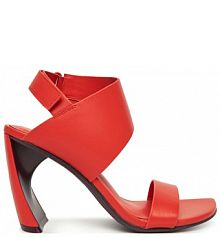 Sandały na słupku United Nude pomarańczowe 