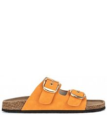 Klapki JENNY pomarańczowe damskie 