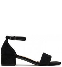 Sandały na słupku Clara Barson czarne 