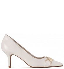 Szpilki Nine West kremowe 