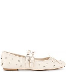 Baleriny JENNY beżowe damskie 