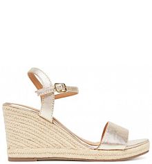 Espadryle Gioseppo złote damskie 