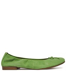 Baleriny Tamaris zielone damskie 