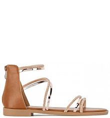 Sandały JENNY brązowe damskie 