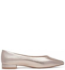 Półbuty JENNY złote damskie 