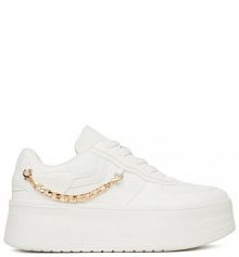 Sneakersy DeeZee białe damskie 