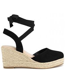 Espadryle JENNY czarne damskie 
