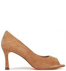 Sandały na szpilce Lasocki beżowe 