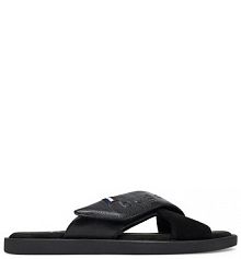 Klapki Bugatti czarne męskie 