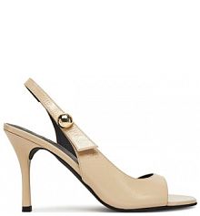 Sandały Furla beżowe damskie 