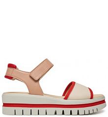 Sandały na koturnie Gabor beżowe 