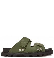 Klapki Hunter zielone damskie 