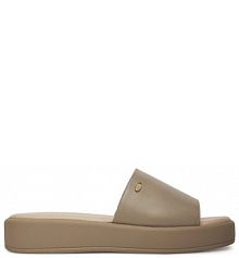 Klapki Lasocki beżowe damskie 