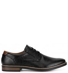 Półbuty wizytowe Rieker czarne męskie 