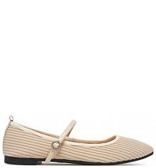 Baleriny JENNY beżowe damskie 