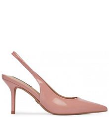 Sandały na szpilce Nine West różowe 