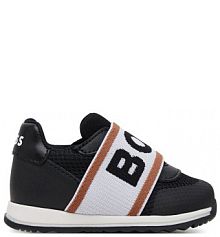 Sneakersy BOSS czarne dziecięce 