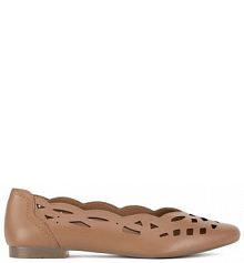 Baleriny Lasocki brązowe damskie 