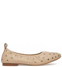 Baleriny Badura beżowe damskie 