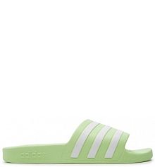 Klapki adidas zielone damskie 