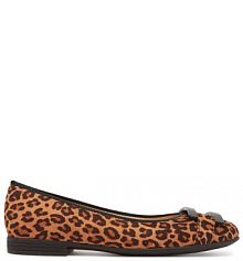 Baleriny Ara brązowe damskie 