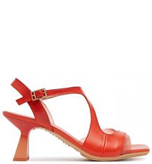 Sandały na szpilce Hispanitas czerwone 