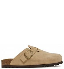 Klapki Scholl beżowe damskie 