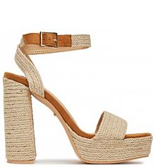 Espadryle DeeZee beżowe damskie 