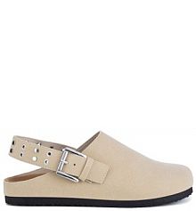 Klapki JENNY beżowe damskie 