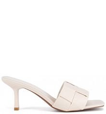 Klapki JENNY beżowe damskie 