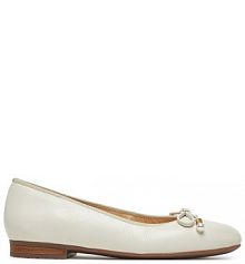 Baleriny Ara beżowe damskie 