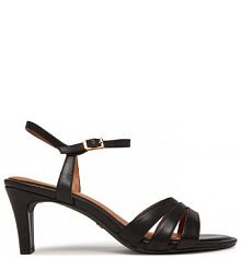 Sandały na słupku Tamaris czarne 