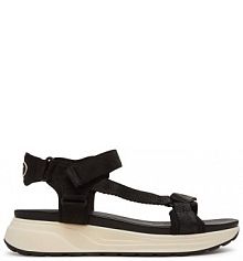 Sandały na koturnie Tamaris czarne 