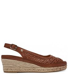 Sandały na koturnie Pikolinos brązowe 