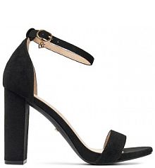 Sandały na słupku DeeZee czarne 