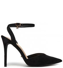 Sandały na szpilce DeeZee czarne 