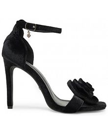 Sandały na szpilce DeeZee czarne 