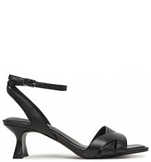 Sandały na słupku Tamaris czarne 