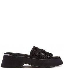 Klapki DKNY czarne damskie 