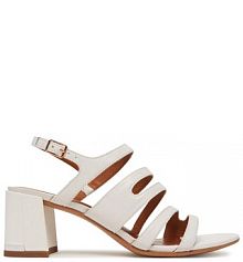 Sandały na słupku Tamaris białe 